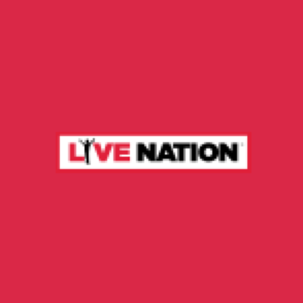 Red square containing Live Nation logo 