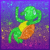 Image of Trippy Turtle linking to their artist page due to link from them being at the top of the main table on this page