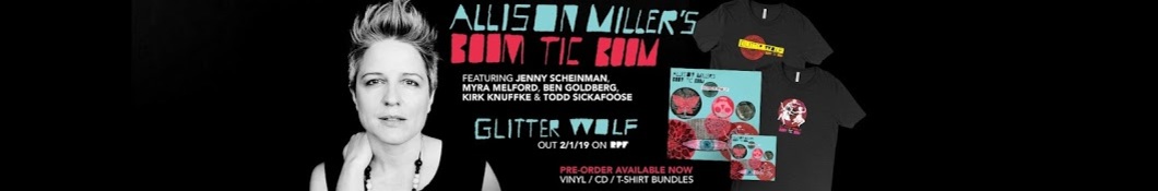Large banner image of Allison Miller headlining the page