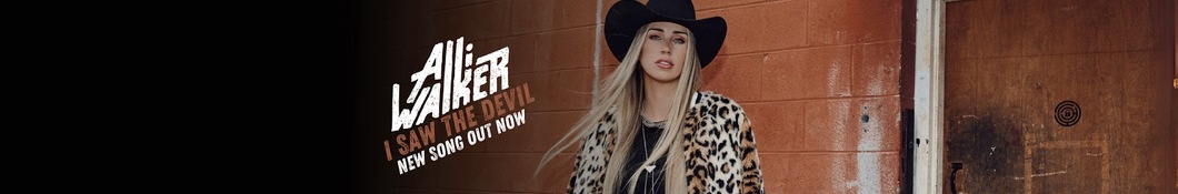 Large banner image of Alli Walker headlining the page