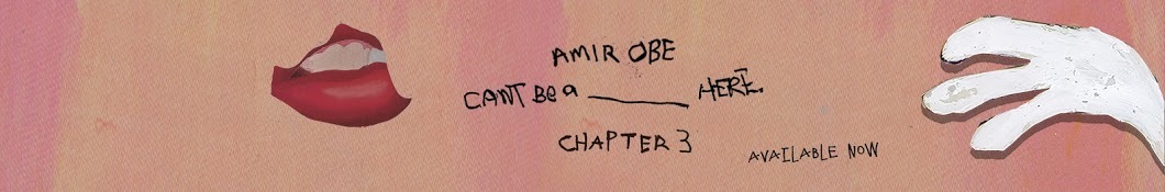 Large banner image of Amir Obe headlining the page