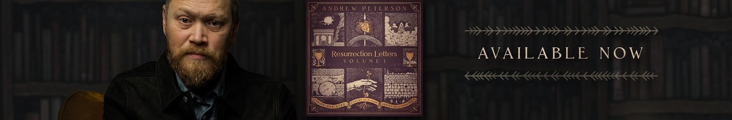 Large banner image of Andrew Peterson linking to their artist page due to them being the most commonly displayed artist on this title page