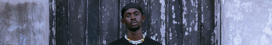Large banner image of Black Sherif headlining the page