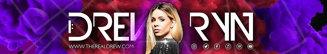 Large banner image of Drew Ryn headlining the page