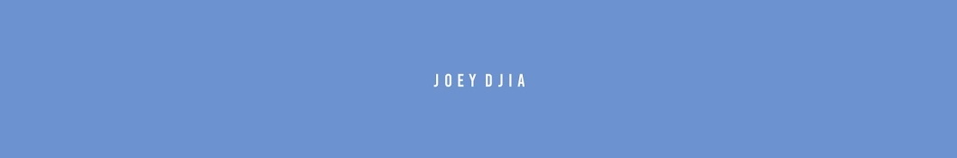 Large banner image of JOEY DJIA headlining the page