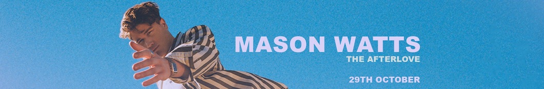 Large banner image of Mason Watts headlining the page