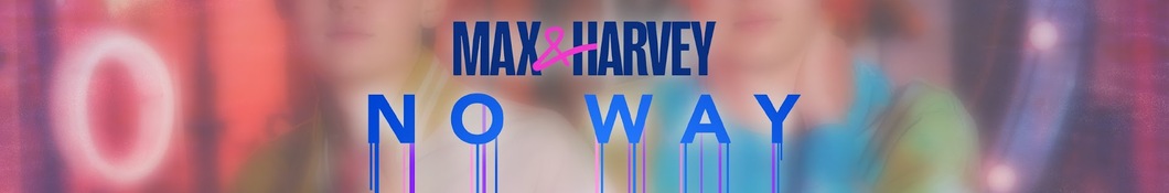 Large banner image of Max and Harvey headlining the page