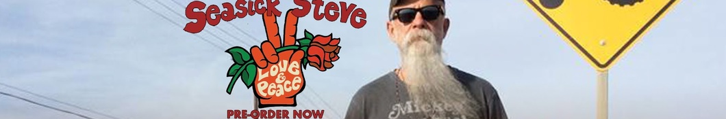 Large banner image of Seasick Steve headlining the page