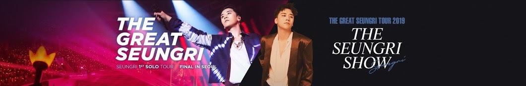 Large banner image of Seungri headlining the page