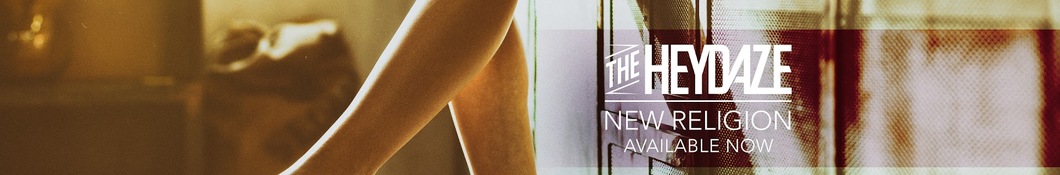 Large banner image of THE HEYDAZE headlining the page