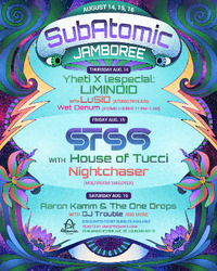 Thumbnail image for the event 3 Day Bundle - Yheti X Lespecial & STS9 & Aaron Kamm and The One Drops supplied by the hosting site