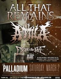 Thumbnail image for the event ALL THAT REMAINS / ATTILA with Special Guests supplied by the hosting site