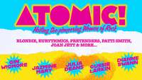 Thumbnail image for the event ATOMIC! Hailing the Pioneering Women of Rock supplied by the hosting site