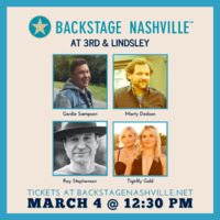 Thumbnail image for the event BACKSTAGE NASHVILLE! DAYTIME HIT SONGWRITERS SHOW feat.  Gordie Sampson , Marty Dodson ,  Ray Stephenson &  Tigirlily Gold supplied by the hosting site