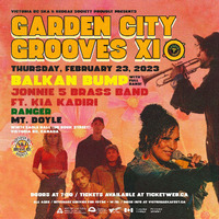 Thumbnail image for the event BALKAN BUMP, Jonnie 5 Brass Band ft. Kia Kadiri, Ranger and Mt. Doyle at GARDEN CITY GROOVES XI supplied by the hosting site
