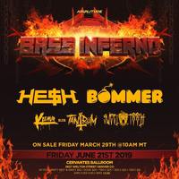 Thumbnail image for the event Bass Inferno w/ HE$H and Bommer, SweetTooth, Kleavr b2b Tantrum supplied by the hosting site