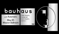 Thumbnail image for the event Bauhaus supplied by the hosting site