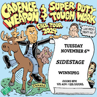 Thumbnail image for the event Cadence Weapon | Super Duty Tough Work supplied by the hosting site