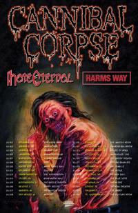 Thumbnail image for the event Cannibal Corpse / Hate Eternal / Harms Way supplied by the hosting site
