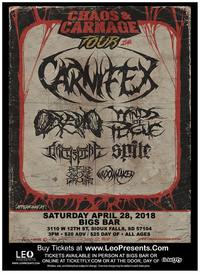 Thumbnail image for the event CHAOS & CARNAGE TOUR 2018 supplied by the hosting site