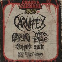 Thumbnail image for the event CHAOS & CARNAGE TOUR 2018 featuring CARNIFEX + MORE supplied by the hosting site