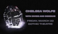 Thumbnail image for the event Chelsea Wolfe supplied by the hosting site