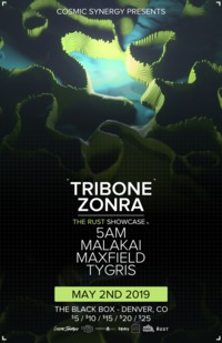 Thumbnail image for the event Cosmic Synergy presents Tribone & Zonra supplied by the hosting site