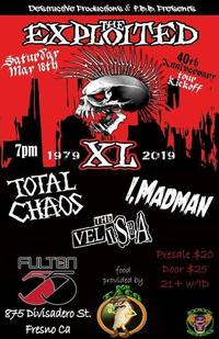 Thumbnail image for the event Destructive Prod and FBB Presents: The Exploited supplied by the hosting site