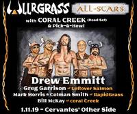 Thumbnail image for the event Drew Emmitt (Leftover Salmon) & UllrGrass All-Stars feat. members of Rapidgrass and more w/ Coral Creek (Dead Set), Pick & Howl supplied by the hosting site