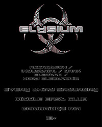 Thumbnail image for the event Elysium supplied by the hosting site