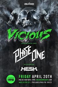 Thumbnail image for the event FREE SHOW W/ RSVP -  PhaseOne & HE$H supplied by the hosting site