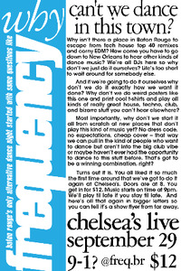 Thumbnail image for the event Frequency supplied by the hosting site