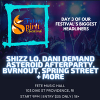Thumbnail image for the event Future Spirit Festival Day 3 ft. BVRNOUT, Shizz Lo, Dani Demand, Wubson supplied by the hosting site