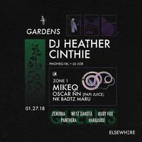 Thumbnail image for the event Gardens presents: DJ Heather, Cinthie, MikeQ + more supplied by the hosting site