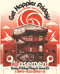 Thumbnail image for the event GET HAPPIER FRIDAYS!! Banditos (Album Release), Kristina Murray, JP Harris, and Justin & The Cosmics supplied by the hosting site