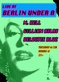Thumbnail image for the event Gillian Atlas w/ N. Hell & Velvette Blue supplied by the hosting site