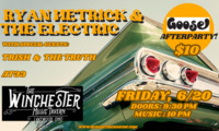 Thumbnail image for the event Goose Afterparty! W/ Ryan Hetrick & The Electric, Trish & The Truth, AT33 supplied by the hosting site