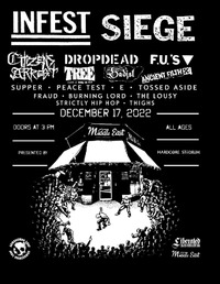 Thumbnail image for the event Hardcore Stadium Holiday Celebration Day feat Infest, Siege and more! supplied by the hosting site
