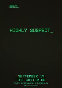 Thumbnail image for the event Highly Suspect supplied by the hosting site