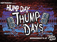 Thumbnail image for the event Hump Day Thump Days featuring Drummer B and Gusto [Live Tag Set], Craig Sherrad, Jemille Ali Adbulla and Vertronika  supplied by the hosting site