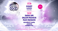 Thumbnail image for the event Infinity New Year's Eve, Dada Life, Dillon Francis, Flux Pavilion, G-Eazy supplied by the hosting site