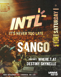 Thumbnail image for the event INTL Night ft. Sango supplied by the hosting site
