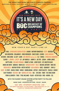 Thumbnail image for the event It's A New Day + Breakfast Of Champions Block Party 2019 supplied by the hosting site