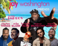 Thumbnail image for the event Jay Washington & Friends ft. Clayton Thomas, Martin Morrow, Mike Glazer, Fatimah Taliah, Marco Delvecchio, and Quincy Johnson! supplied by the hosting site
