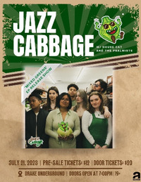 Thumbnail image for the event Jazz Cabbage "Mixed Greens" EP Release Show w/ The Psalmists & Matt (Jammer’s Waffle House) supplied by the hosting site
