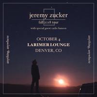 Thumbnail image for the event Jeremy Zucker supplied by the hosting site