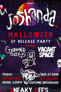 Thumbnail image for the event Joshanda w/ Cinder, Vacant Space, & Gossamer Blue supplied by the hosting site