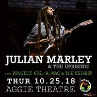 Thumbnail image for the event Julian Marley & The Uprising w/ Project 432, A-Mac & The Height supplied by the hosting site