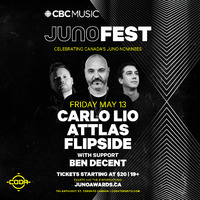 Thumbnail image for the event JUNOFest w/ Carlo Lio, Attlas, Flipside + Ben Decent supplied by the hosting site
