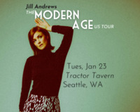 Thumbnail image for the event KBCS Presents: Jill Andrews - The Modern Age Tour w/ guests supplied by the hosting site